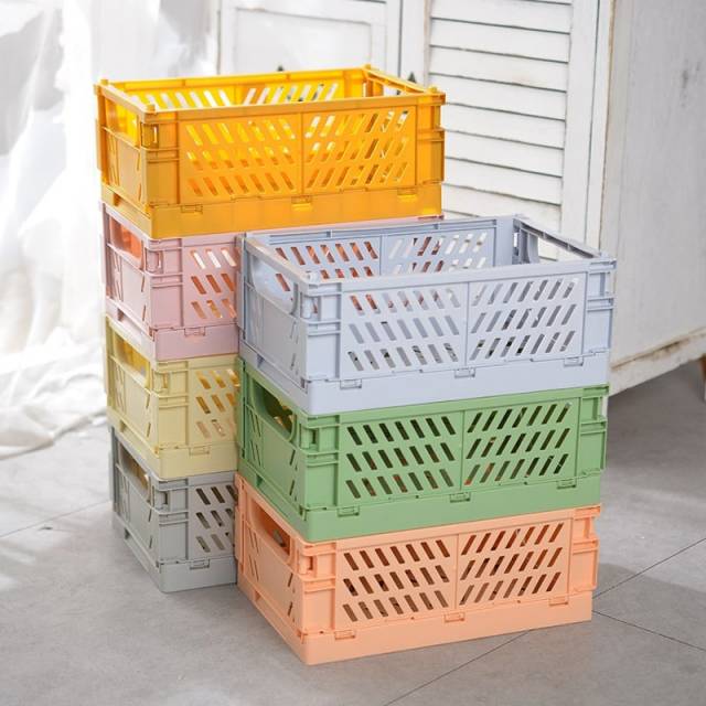 Cesto Plastico de Ropa con Manija Organización Cestos y cajas